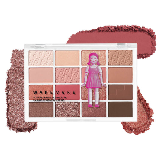 WAKEMAKE Soft Blurring Eye Palette-24 Bloody Game Blurring 14g