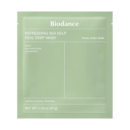 Biodance Refreshing Sea Kelp Real Deep Mask 4pk