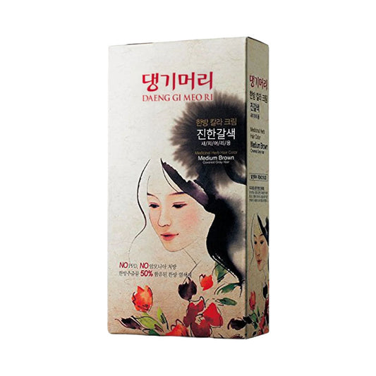 Daeng Gi Meo Ri Medicinal Herb Hair Color-Medium Brown 120g