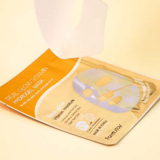 Farmstay Real Glow Vitamin Hydrogel Mask 5pk