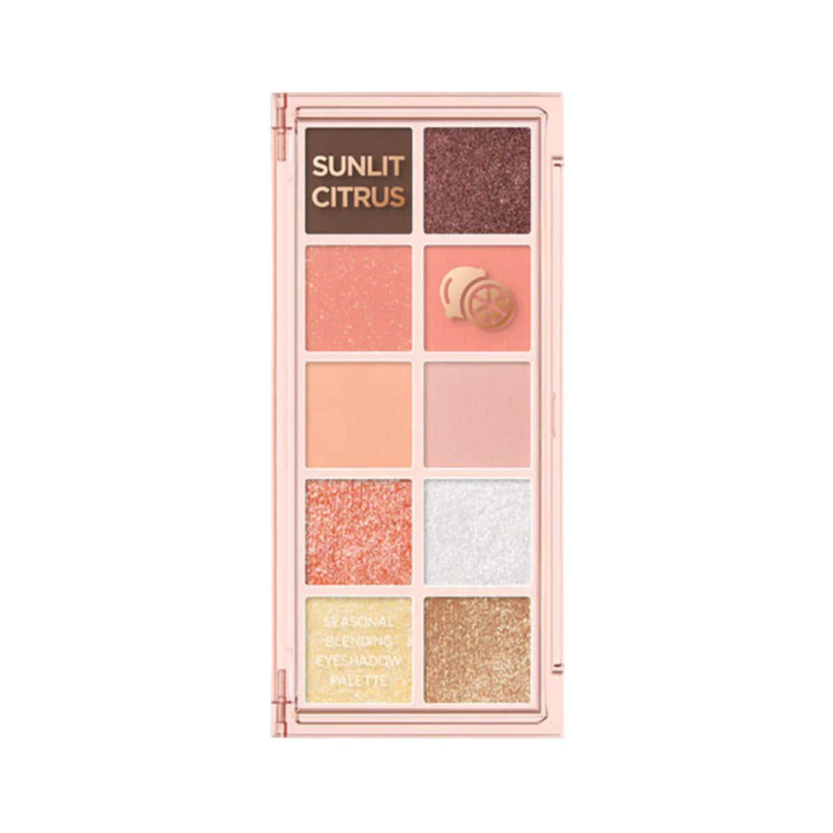 Seasonal Blending Eyeshadow Palette-04 Sunlit Citrus 7.5g
