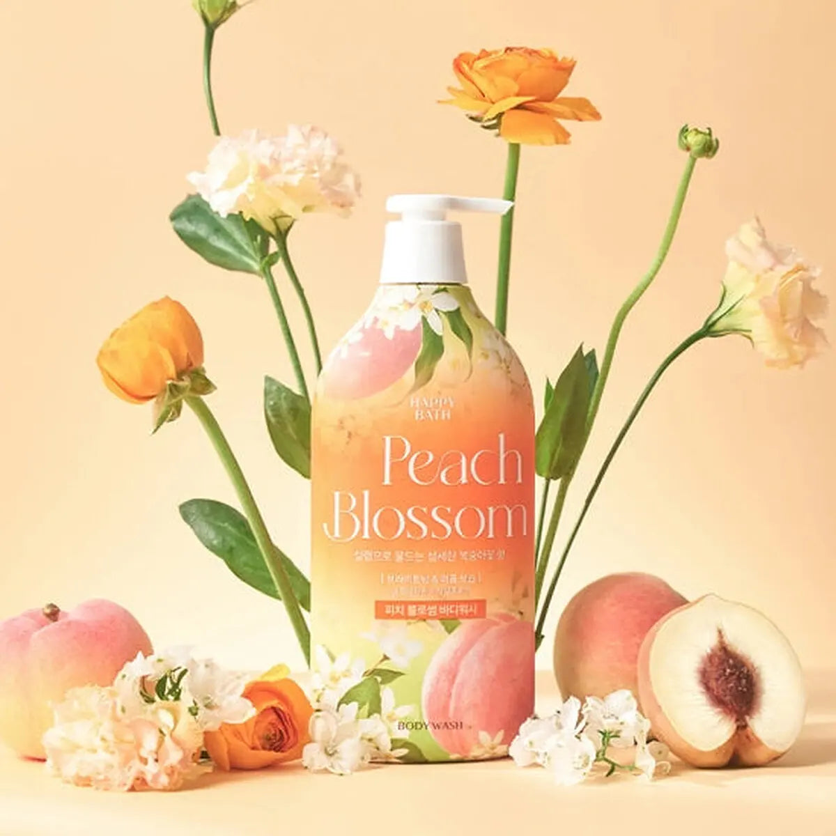 HAPPY BATH Peach Blossom Body Wash 900g