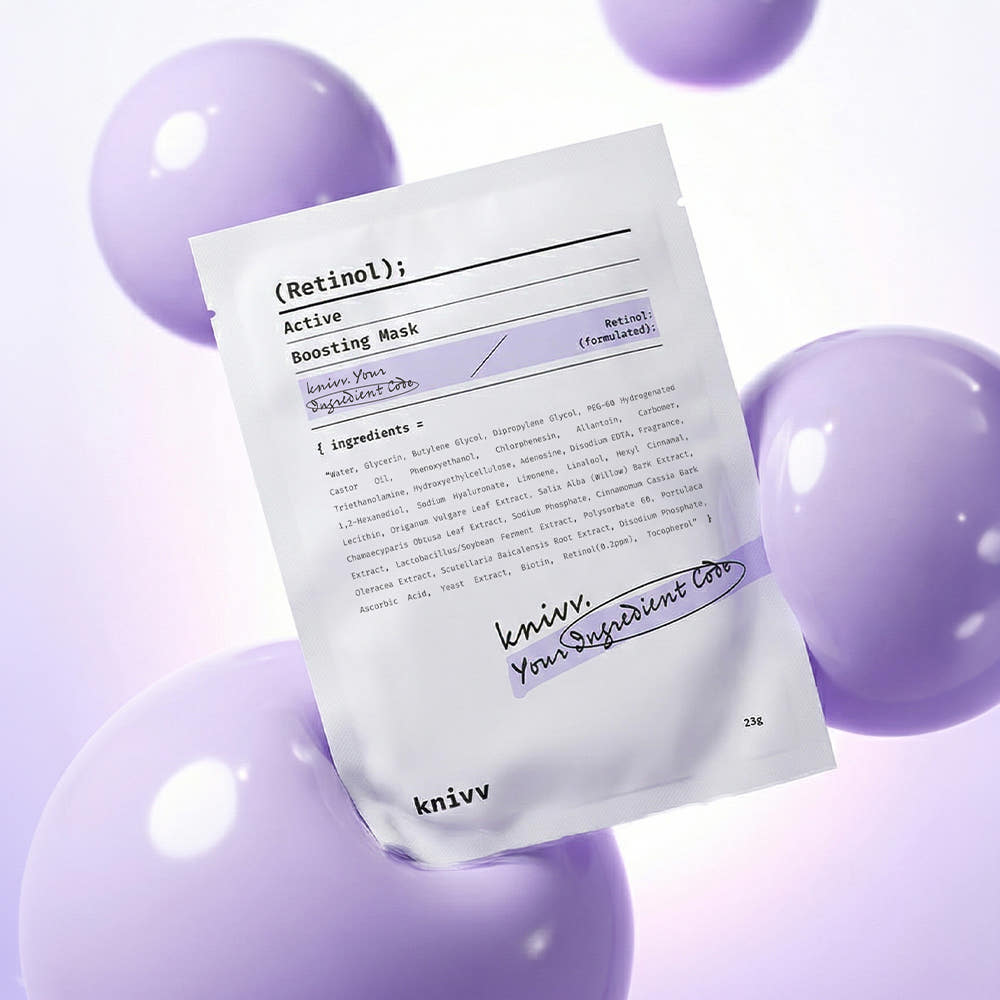 knivv Retinol Active Boosting Mask 10pk