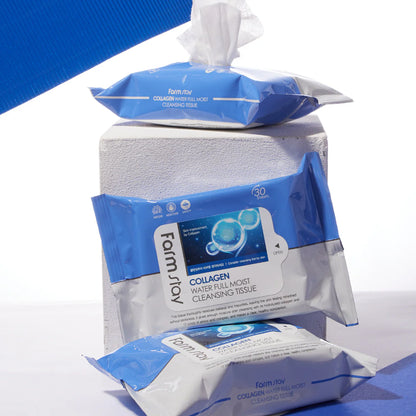 Farmstay Collagen Water Full Moist Cleansing Tissue 30ea