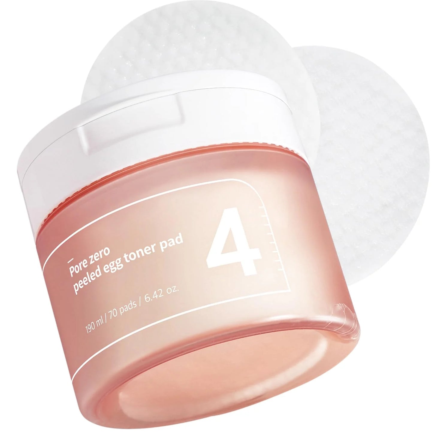 No.4 Pore Zero Peeled Egg Toner Pad 70ea