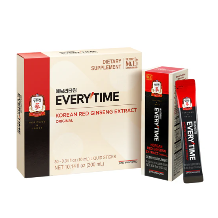 Everytime Korean Red Ginseng Extract Original 10ml*30ea