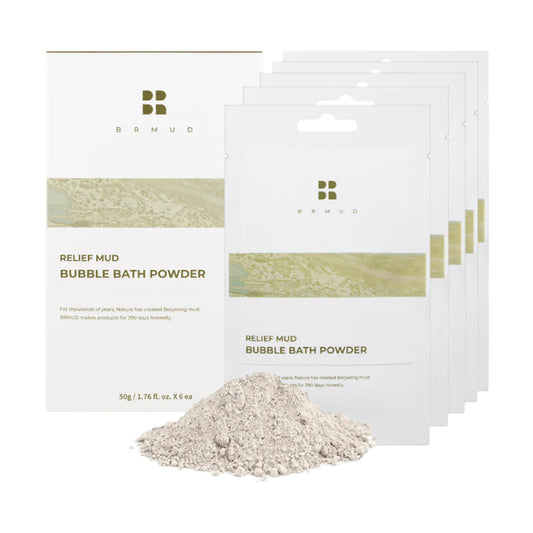 Relief Mud Bubble Bath Powder 50g*6ea
