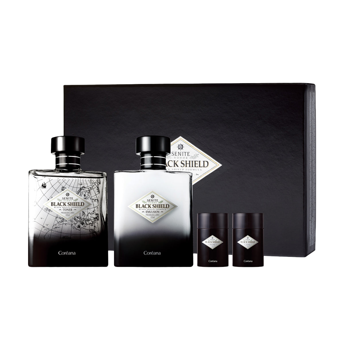 Coreana Senite Homme Black Shield Premium Label 2pcs Set