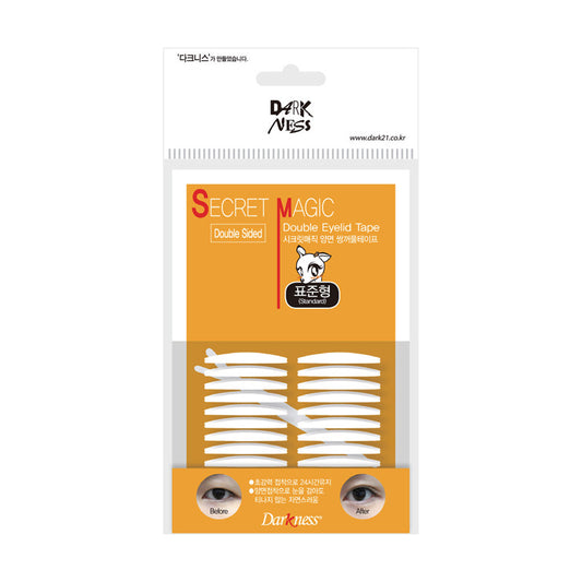 Darkness [DEK-0719] Secret Magic Double Eyelid Tape-Double Sided, Standard 22ea (25pk/1box)