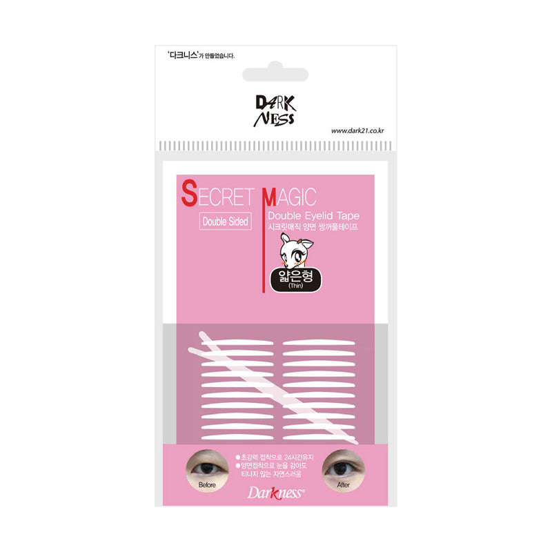 Darkness [DEK-0436] Secret Magic Double Eyelid Tape-Double Sided, Thin 26ea (25pk/1box)
