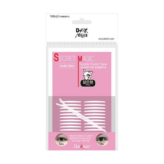 Darkness [DEK-0436] Secret Magic Double Eyelid Tape-Double Sided, Thin 26ea (25pk/1box)