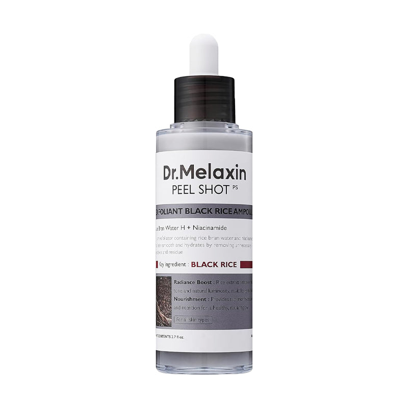Dr.Melaxin Peel Shot Exfoliating Black Rice Ampoule 80ml