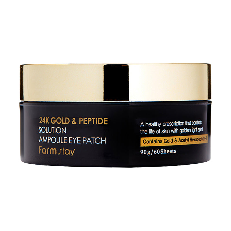 Farmstay 24k Gold & Peptide Solution Ampoule Eye Patch 60ea