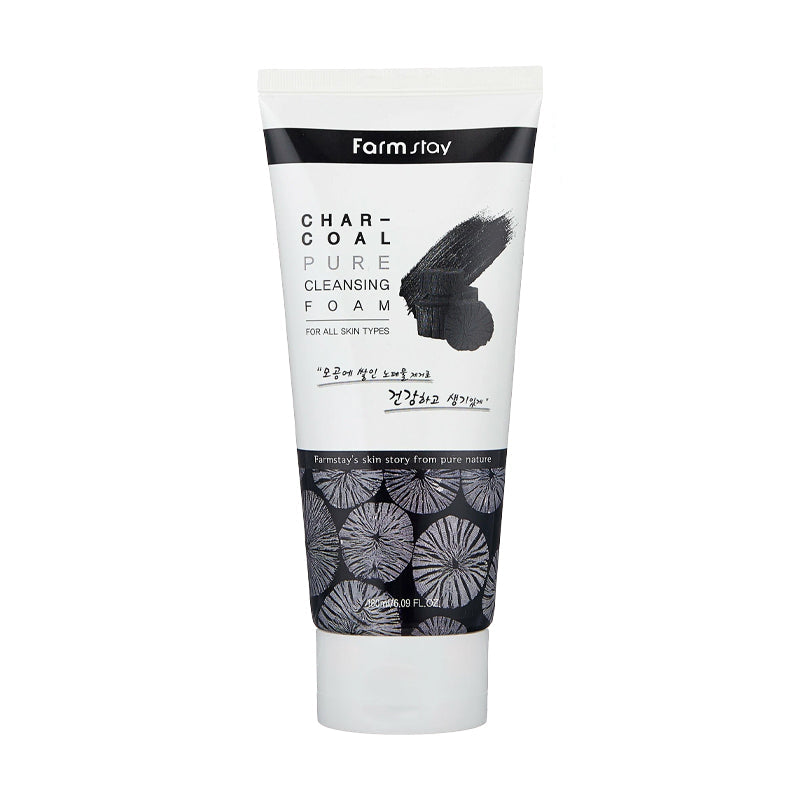 Farmstay Charcoal Pure Cleansing Foam 180ml