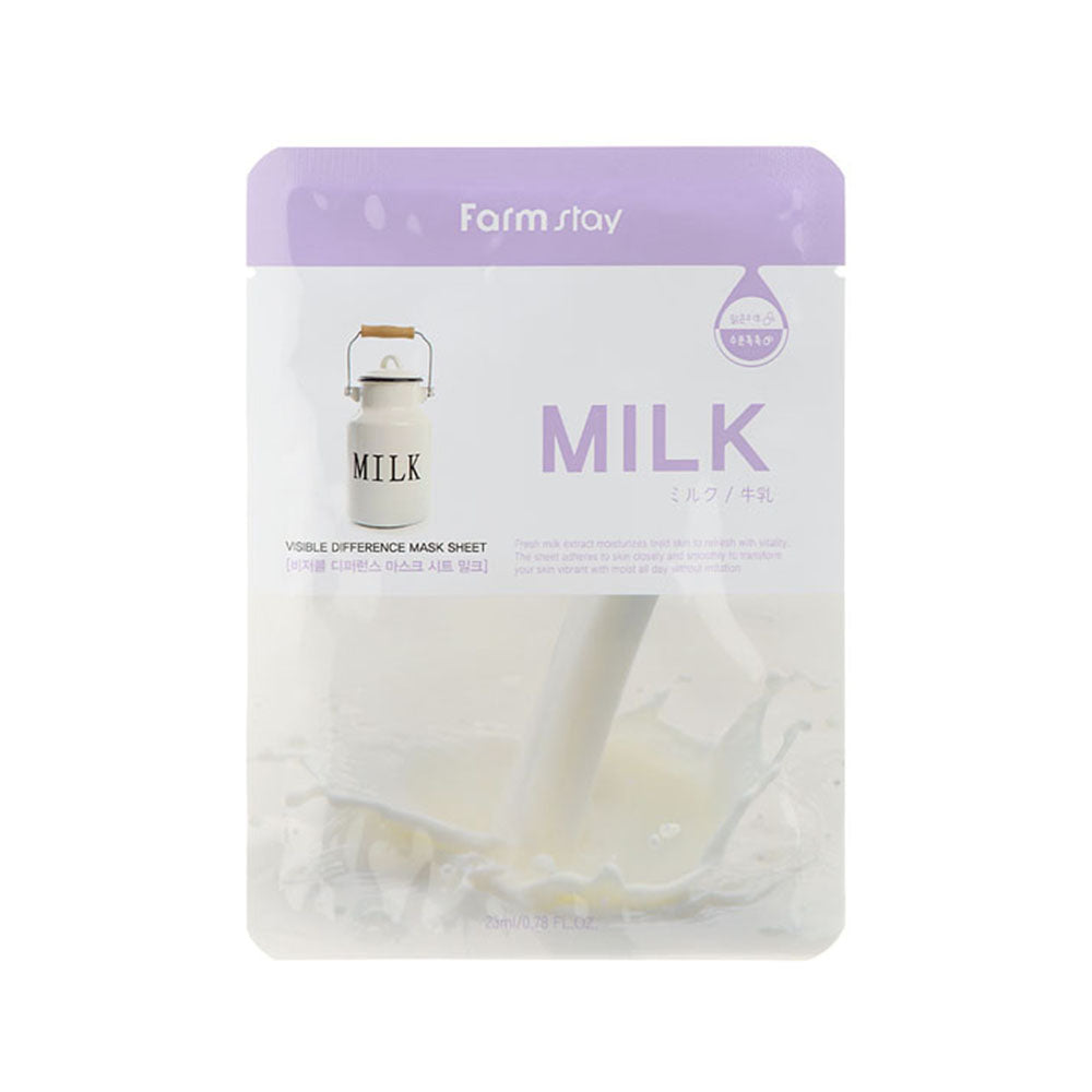 Farmstay Milk Visible Difference Mask Sheet 10pk – KoCoSupply