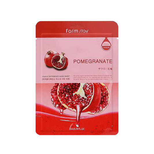 Pomegranate Visible Difference Sheet Mask 10pk