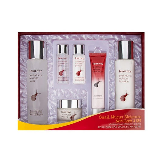 Snail Mucus Moisture Skin Care 4 Set