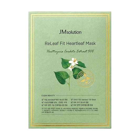 JMsolution ReLeaf Fit Heartleaf Mask 10pk