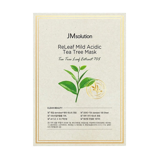 JMsolution ReLeaf Mild Acidic Tea Tree Mask 10pk