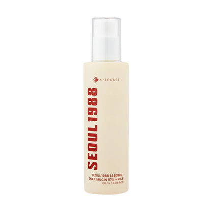K-SECRET SEOUL 1988 Essence Snail Mucin 97% + Rice 100ml