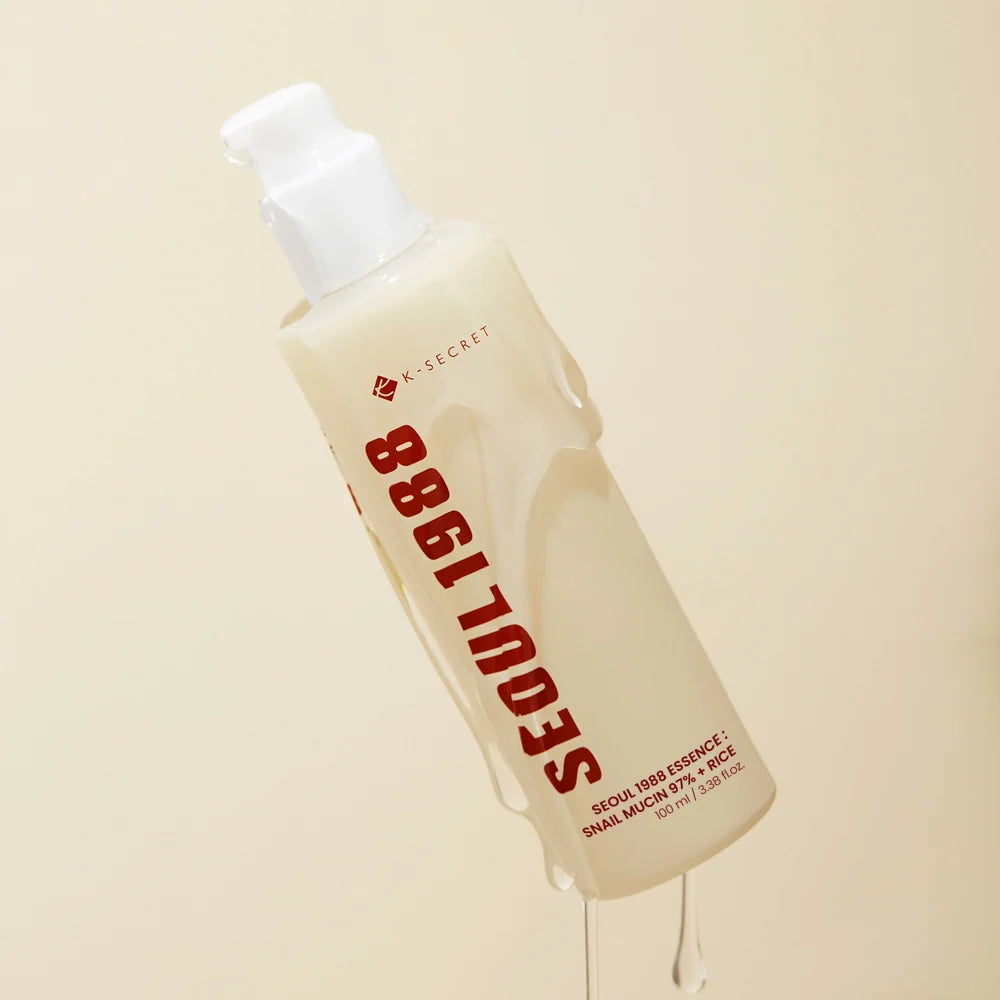 K-SECRET SEOUL 1988 Essence Snail Mucin 97% + Rice 100ml