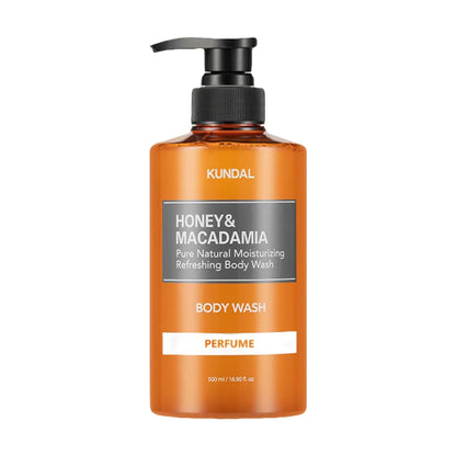 KUNDAL Honey & Macadamia Pure Body Wash-Pink Grapefruit 500ml