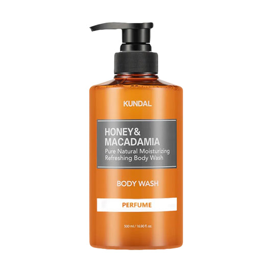 KUNDAL Honey & Macadamia Pure Body Wash-Pink Grapefruit 500ml