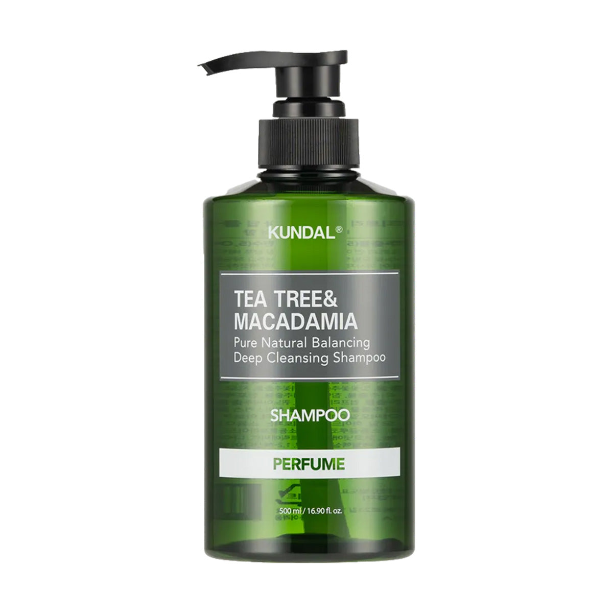KUNDAL Tea Tree & Macadamia Deep Cleansing Shampoo-Baby Powder 500ml