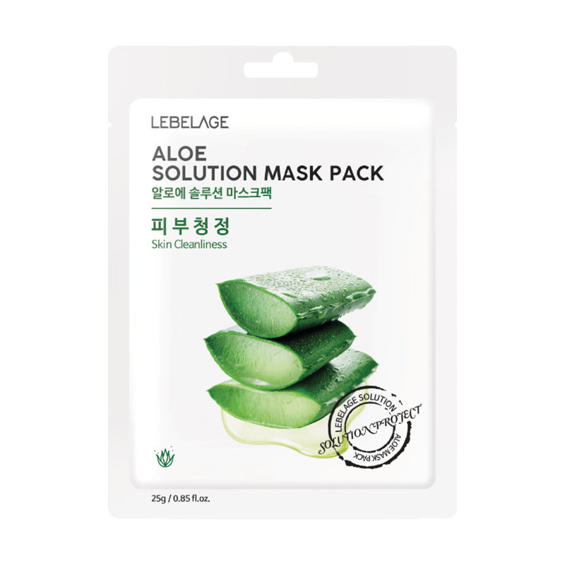 LEBELAGE Aloe Solution Mask Pack 10pk