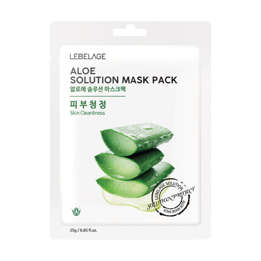 LEBELAGE Aloe Solution Mask Pack 10pk