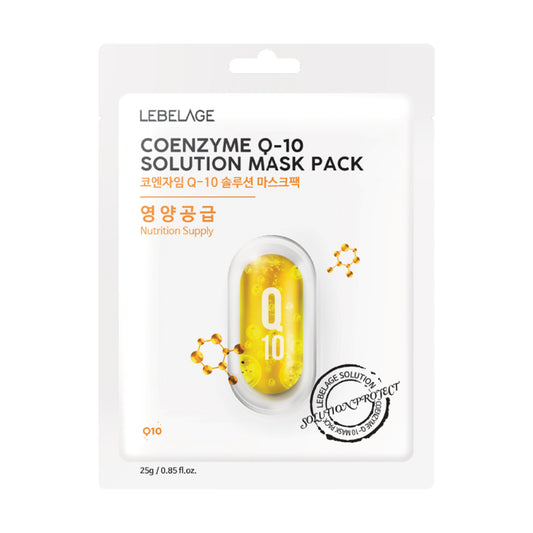 LEBELAGE Coenzyme Q10 Solution Mask Pack 10pk