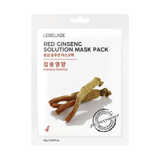 Red Ginseng Solution Mask Pack 10pk