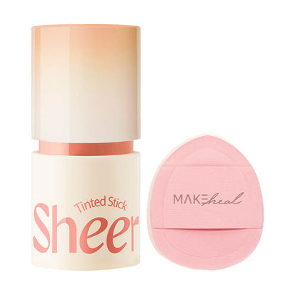 MAKEheal Tinted Sheer Stick Blusher-05 Sheer Persimmon 6g