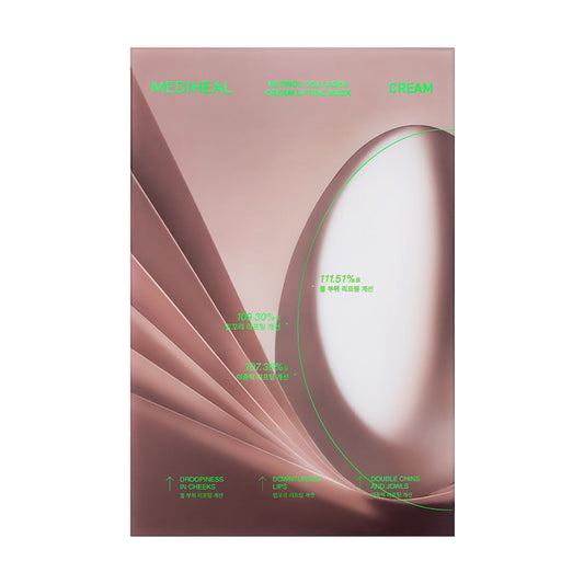 MEDIHEAL Retinol Collagen Cream Lifting Mask 4pk