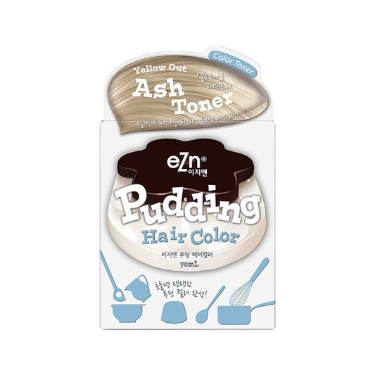 eZn Yellow Out Ash Toner Pudding Hair Color 140ml