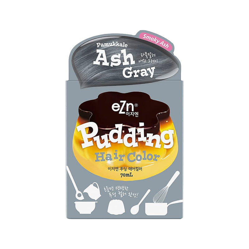 eZn Pamukkale Ash Gray Pudding Hair Color 140ml