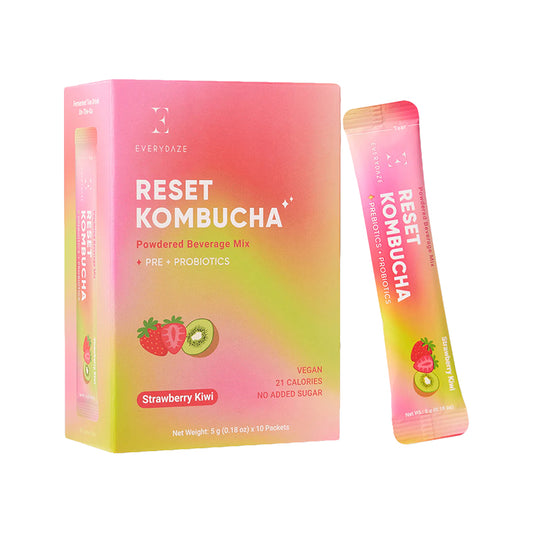 Reset Kombucha-Strawberry Kiwi 10pk