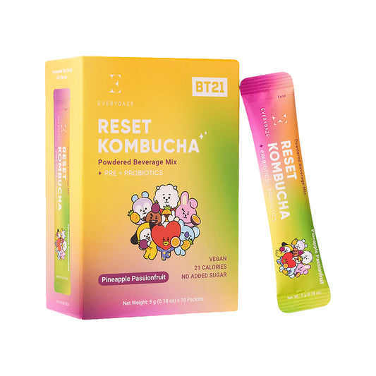 Reset Kombucha-Pineapple Passion Fruit 10pk