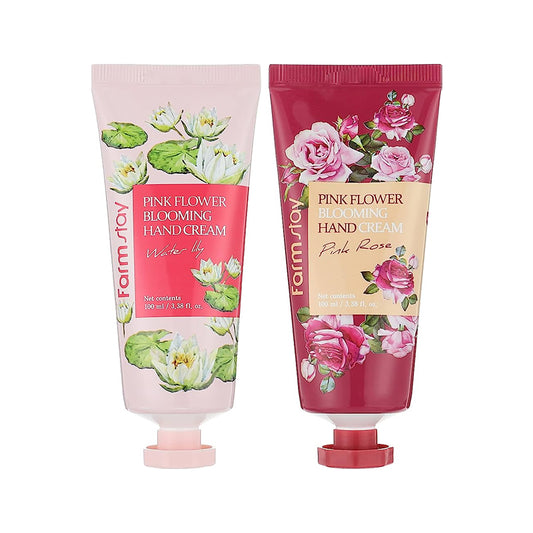 Pink Flower Blooming Hand Cream Set
