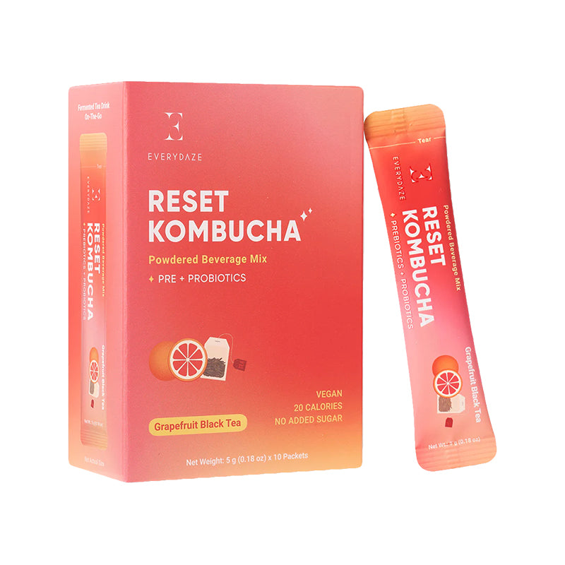 Reset Kombucha-Grapefruit Black Tea 10pk