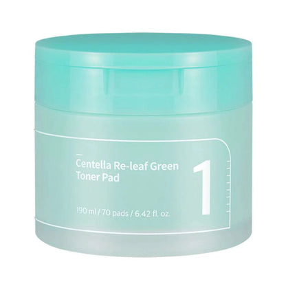 numbuzin No.1 Centella Re-Leaf Green Toner Pad 70ea