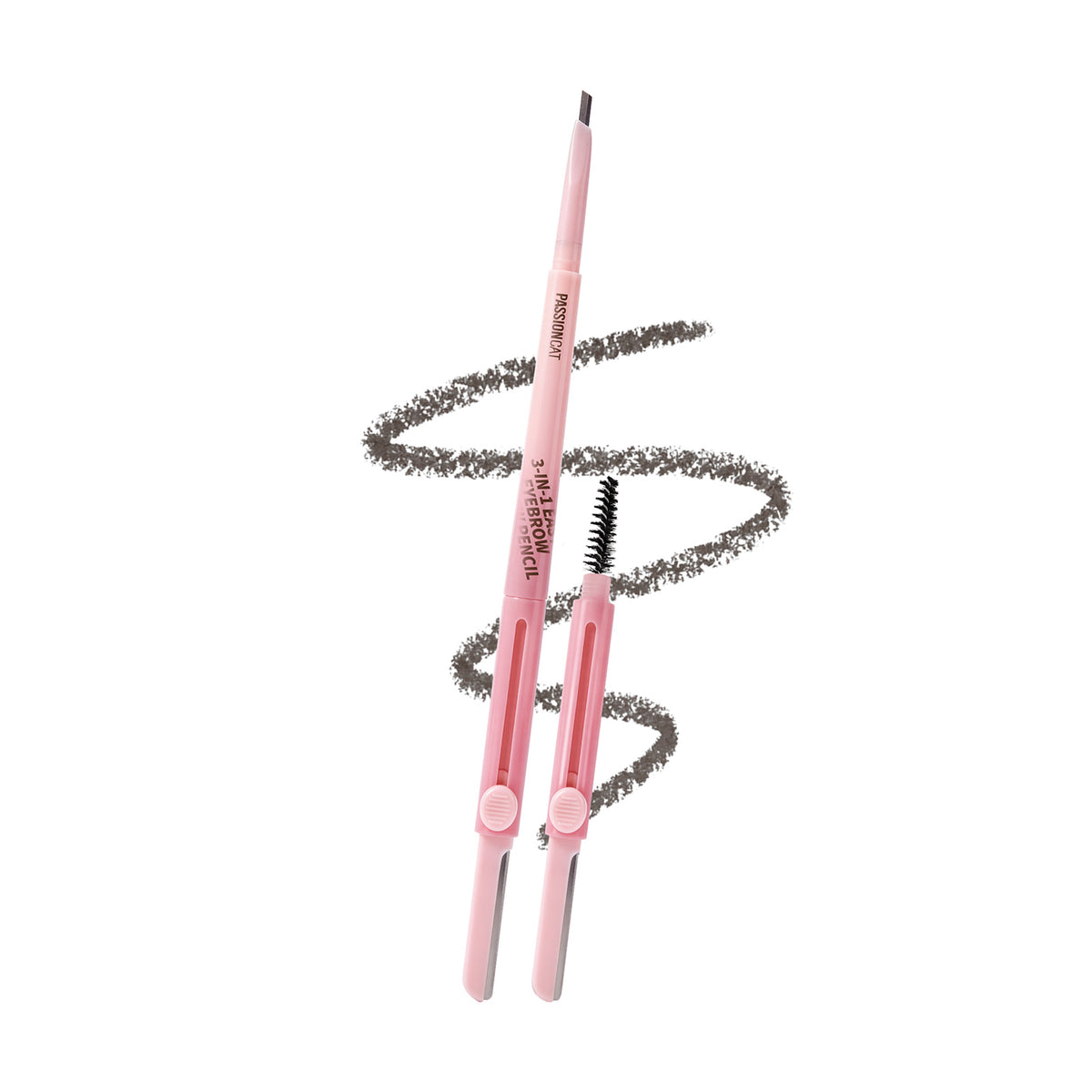 PASSIONCAT 3 in 1 Easy Eyebrow Crew Pencil-04 Ink Gray 0.1g