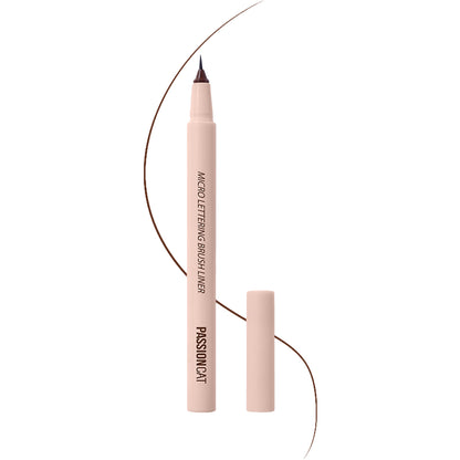 PASSIONCAT Micro Lettering Brush Liner-02 Trendy Brown 0.5g