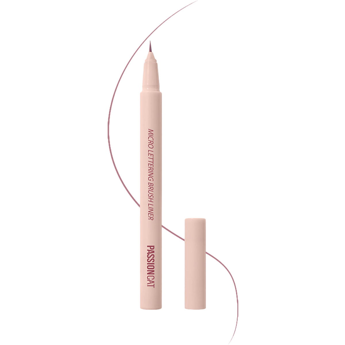 PASSIONCAT Micro Lettering Brush Liner-04 Mauve Rose 0.5g