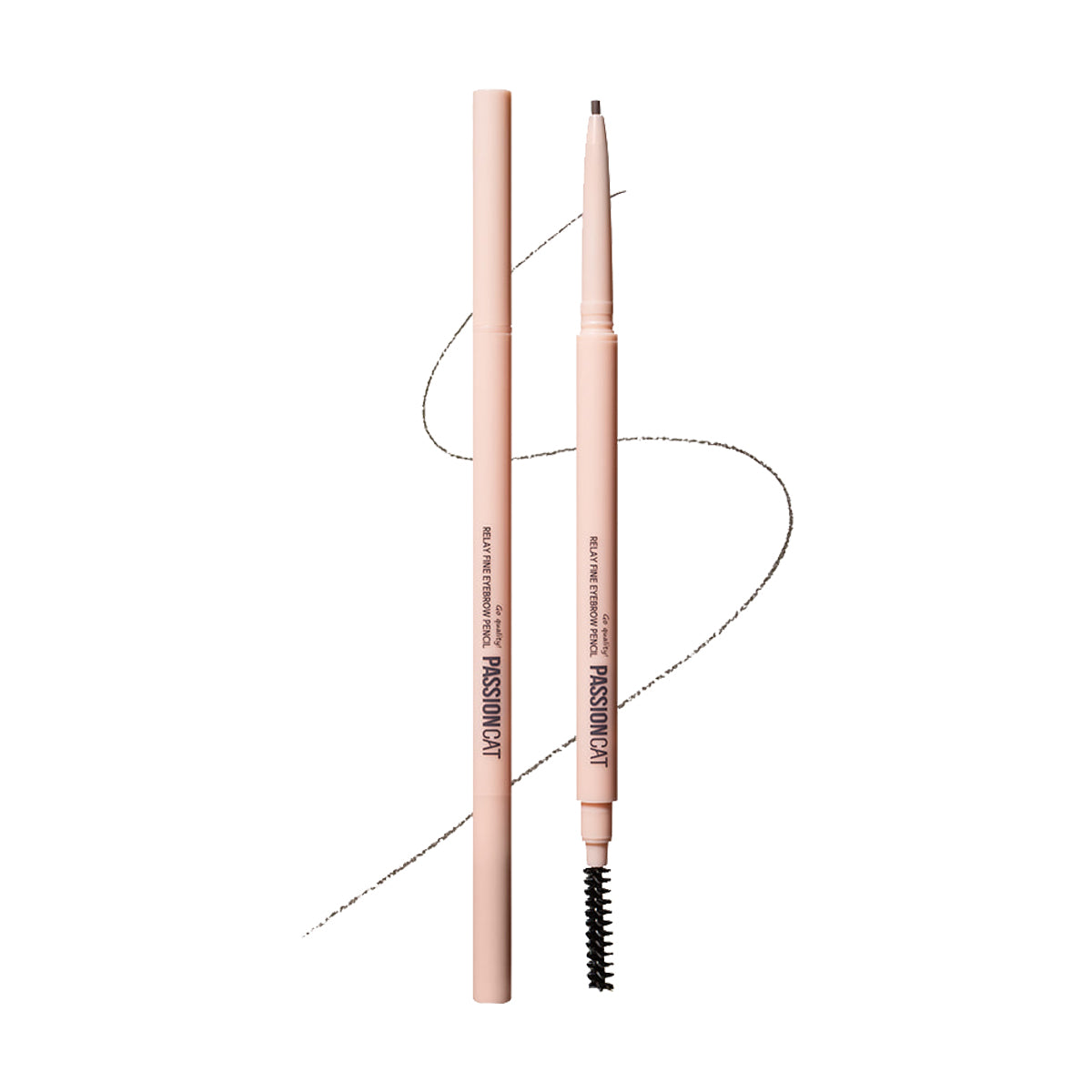 PASSIONCAT Relay Fine Eyebrow Pencil-01 Milky Brown 0.09g