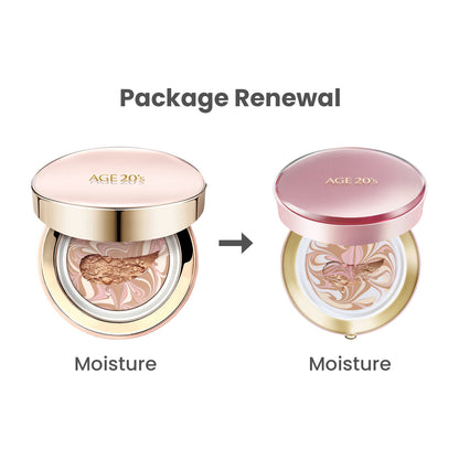 AGE20'S Signature Essence Cover Pact Master Moisture-23 Medium Beige 14g*2