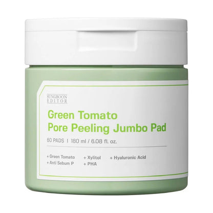 SUNGBOON EDITOR Green Tomato Pore Peeling Jumbo Pad 60ea