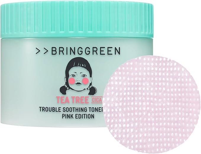 Tea Tree Cica Trouble Soothing Toner Pad Pink Edition 90pcs