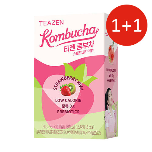 Kombucha Tea-Strawberry Kiwi 10pk