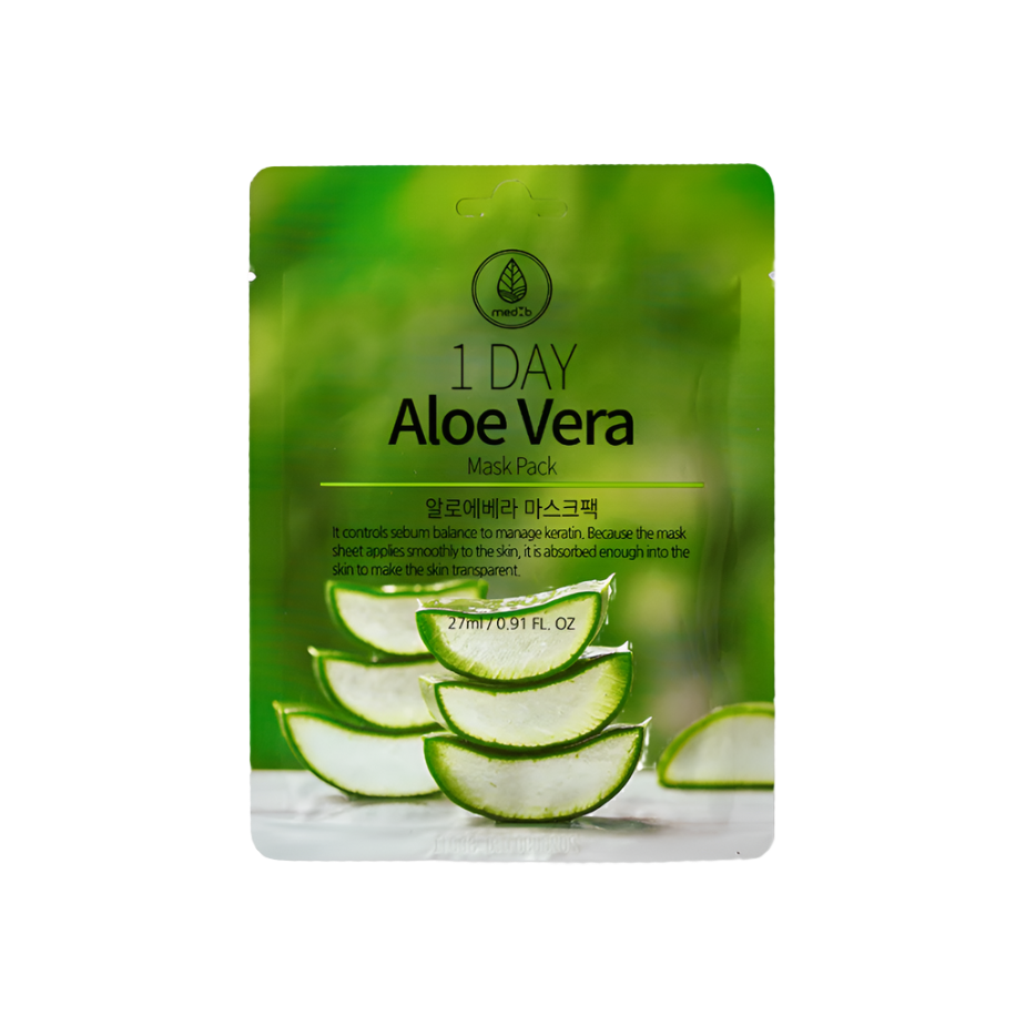 1 Day Aloe Vera Mask Pack 10pk